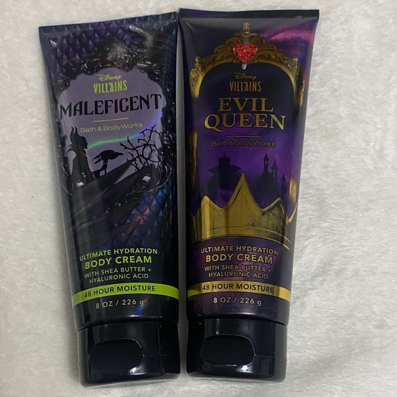 Bath & Body Works Other - Bath & Body Works Disney Villains Body Cream Set - Black and Purple